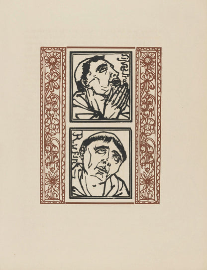 Mile Bernard, Composition (Morane, No. 100), Les Petites Fleurs De St. Franoise, Woodcut