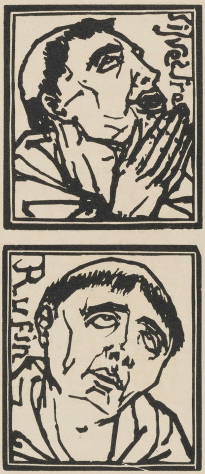 Mile Bernard, Composition (Morane, No. 100), Les Petites Fleurs De St. Franoise, Woodcut