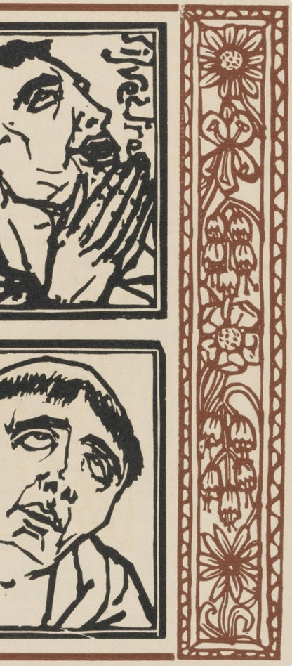 Mile Bernard, Composition (Morane, No. 100), Les Petites Fleurs De St. Franoise, Woodcut