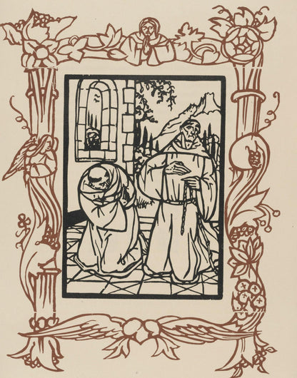 Mile Bernard, Composition (Morane, No. 100), Les Petites Fleurs De St. Franoise, Woodcut