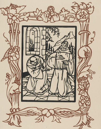 Mile Bernard, Composition (Morane, No. 100), Les Petites Fleurs De St. Franoise, Woodcut