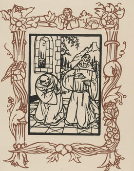 Mile Bernard, Composition (Morane, No. 100), Les Petites Fleurs De St. Franoise, Woodcut