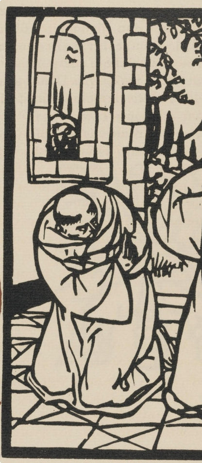 Mile Bernard, Composition (Morane, No. 100), Les Petites Fleurs De St. Franoise, Woodcut