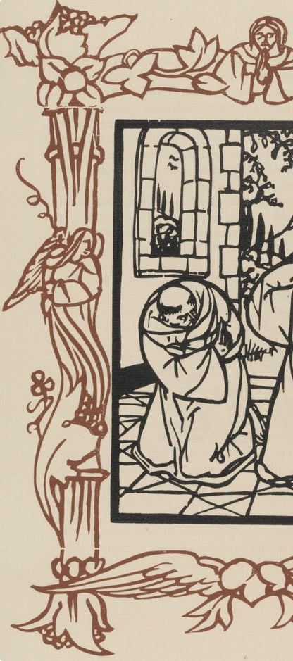 Mile Bernard, Composition (Morane, No. 100), Les Petites Fleurs De St. Franoise, Woodcut