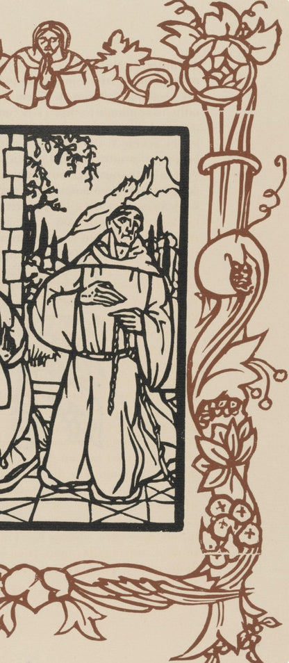 Mile Bernard, Composition (Morane, No. 100), Les Petites Fleurs De St. Franoise, Woodcut