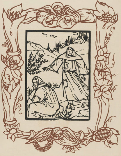 Mile Bernard, Composition (Morane, No. 100), Les Petites Fleurs De St. Franoise, Woodcut