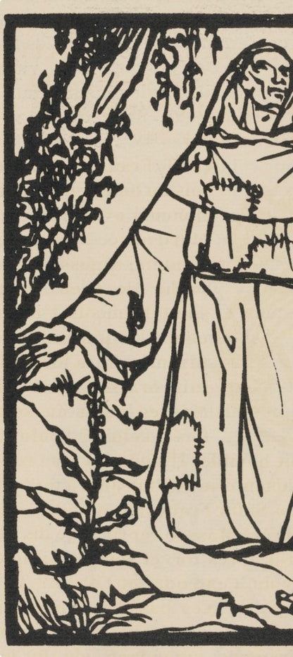 Mile Bernard, Composition (Morane, No. 100), Les Petites Fleurs De St. Franoise, Woodcut