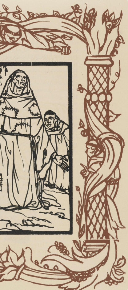 Mile Bernard, Composition (Morane, No. 100), Les Petites Fleurs De St. Franoise, Woodcut