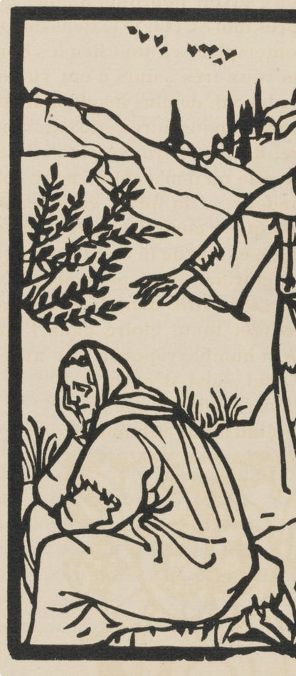 Mile Bernard, Composition (Morane, No. 100), Les Petites Fleurs De St. Franoise, Woodcut