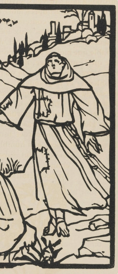 Mile Bernard, Composition (Morane, No. 100), Les Petites Fleurs De St. Franoise, Woodcut