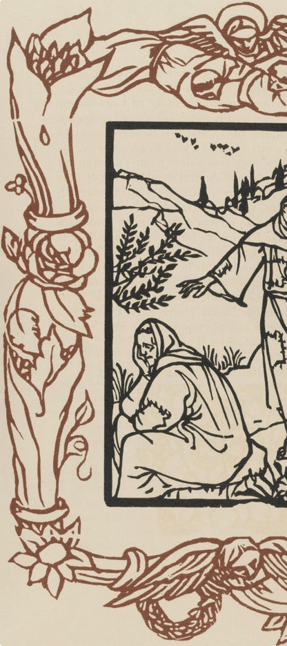 Mile Bernard, Composition (Morane, No. 100), Les Petites Fleurs De St. Franoise, Woodcut