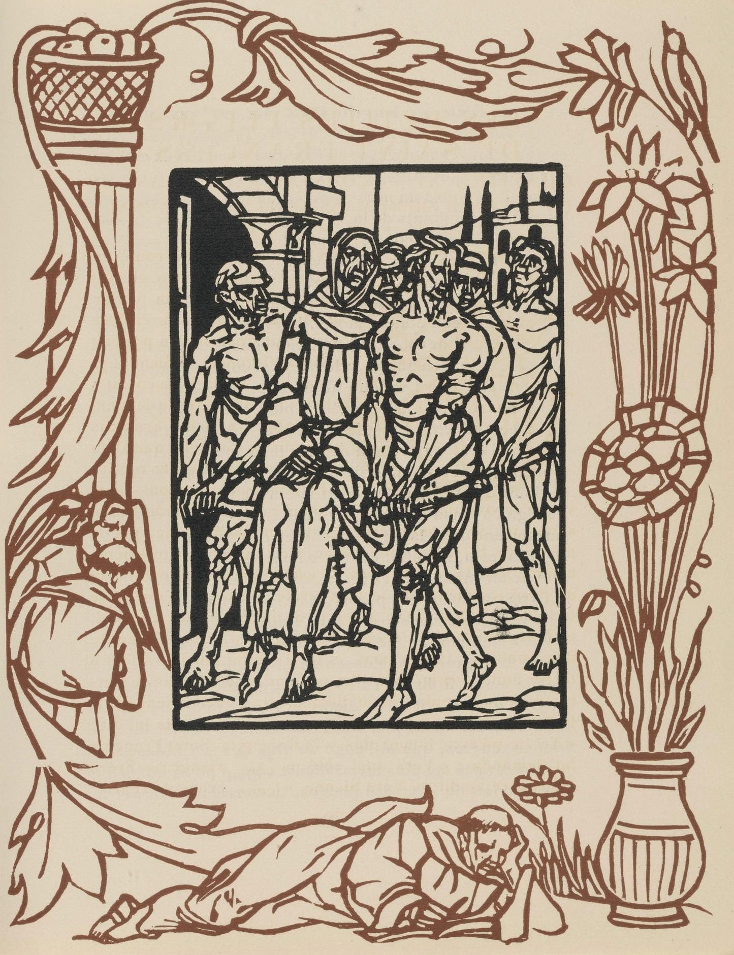 Mile Bernard, Composition (Morane, No. 100), Les Petites Fleurs De St. Franoise, Woodcut