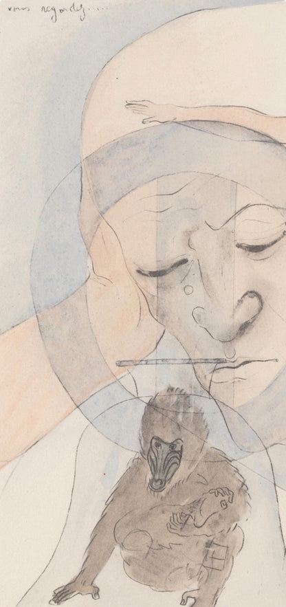 Francis Picabia, Composition, Le Peseur D'Mes (The Weigher Of Souls), Lithograph