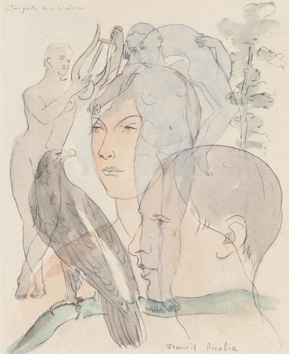 Francis Picabia, Composition, Le Peseur D'Mes (The Weigher Of Souls), Lithograph