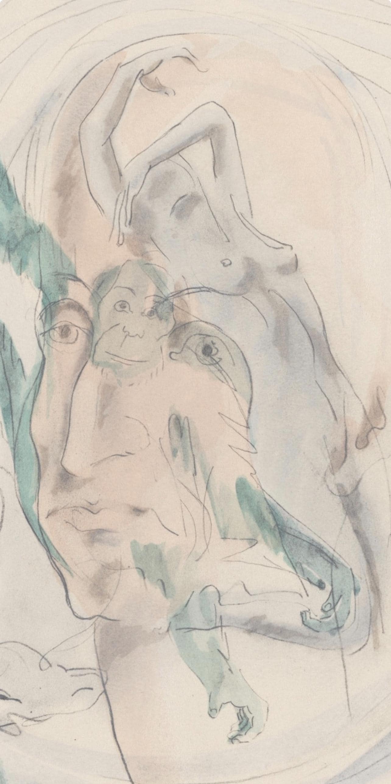 Francis Picabia, Composition, Le Peseur D'Mes (The Weigher Of Souls), Lithograph