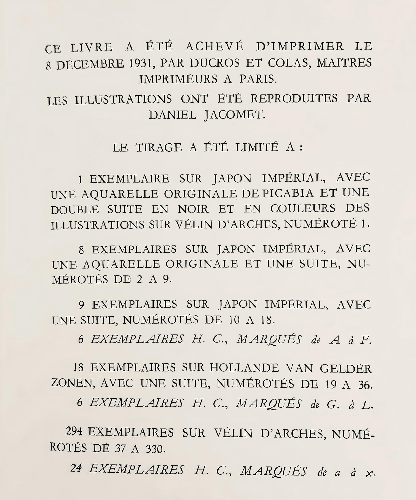 Francis Picabia, Composition, Le Peseur D'Mes (The Weigher Of Souls), Lithograph