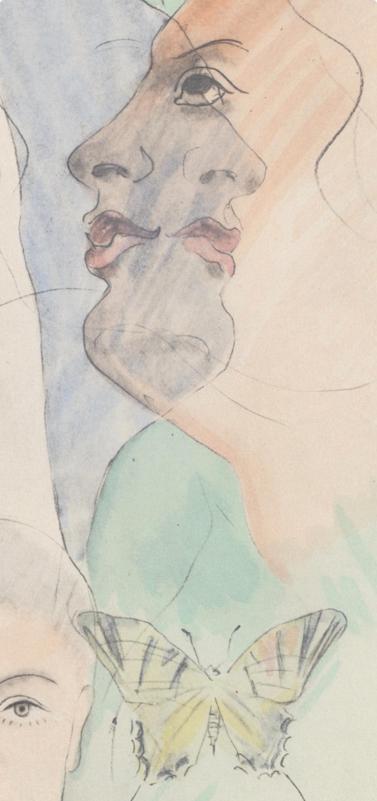 Francis Picabia, Composition, Le Peseur D'Mes (The Weigher Of Souls), Lithograph