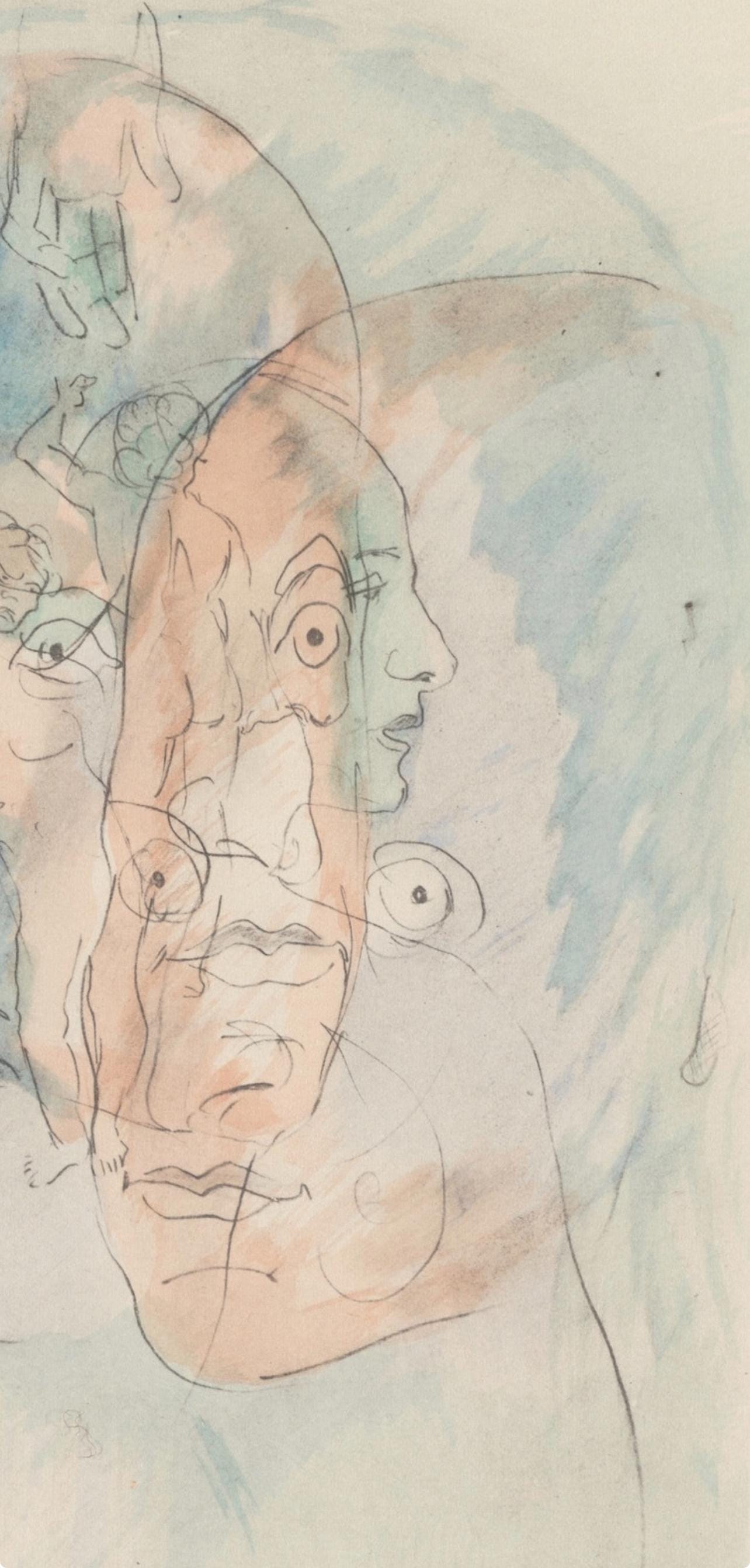 Francis Picabia, Composition, Le Peseur D'Mes (The Weigher Of Souls), Lithograph