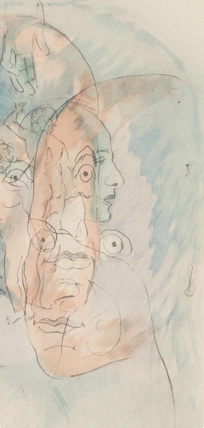 Francis Picabia, Composition, Le Peseur D'Mes (The Weigher Of Souls), Lithograph