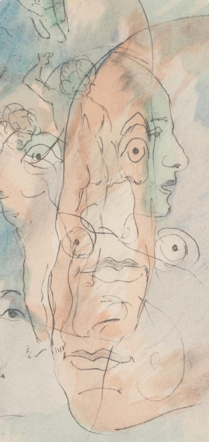 Francis Picabia, Composition, Le Peseur D'Mes (The Weigher Of Souls), Lithograph