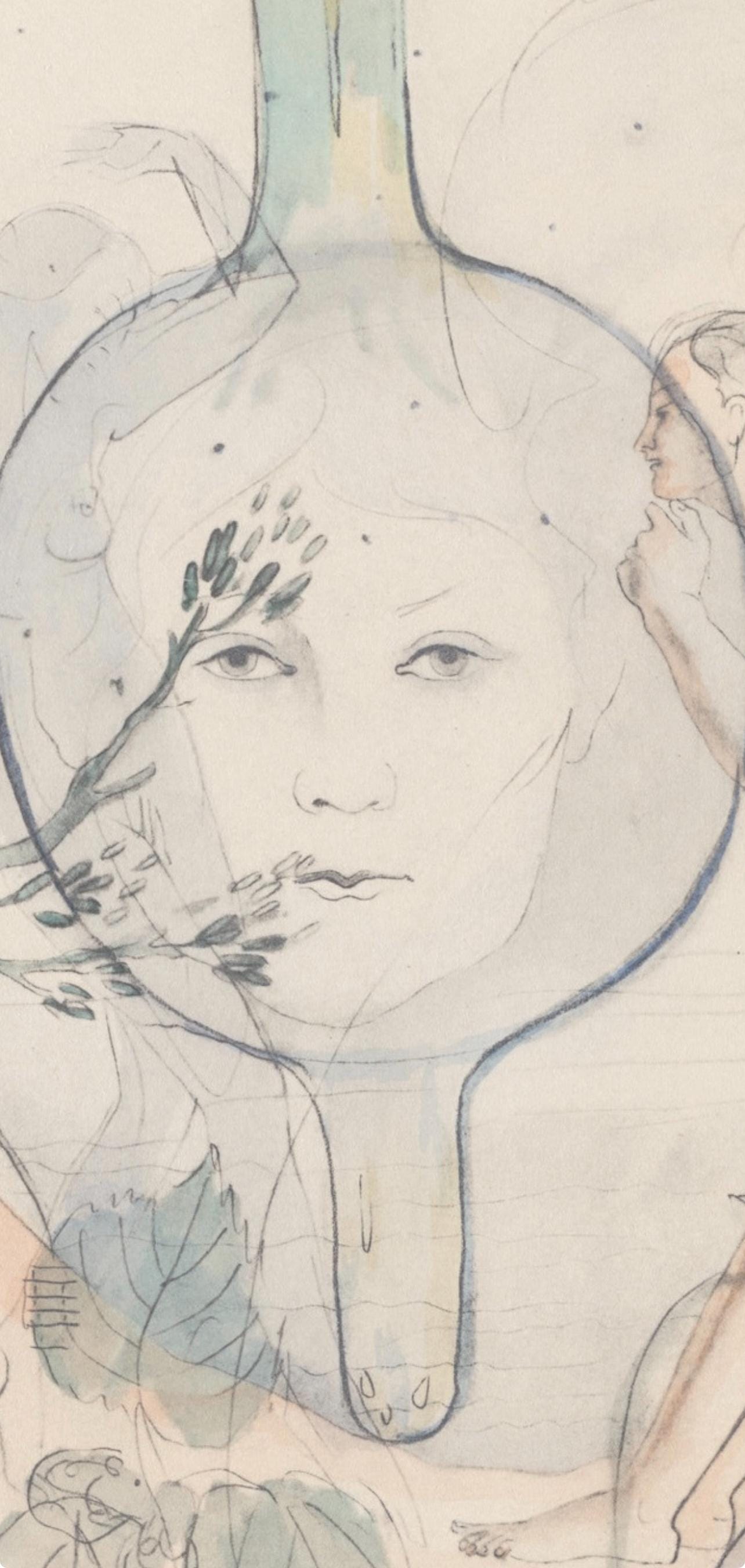 Francis Picabia, Composition, Le Peseur D'Mes (The Weigher Of Souls), Lithograph