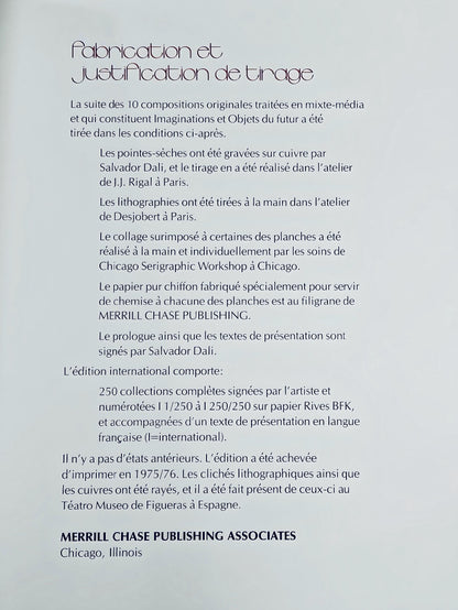 Salvador Dal, Fauteuil Respirer Pneumatique (M/L 822-831; Field 75-13), Imaginations Et Objets Du