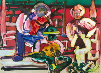 Romare Bearden, Louisiana Serenade (Gelburd/Rosenberg 70-77), Jazz Series, Lithograph
