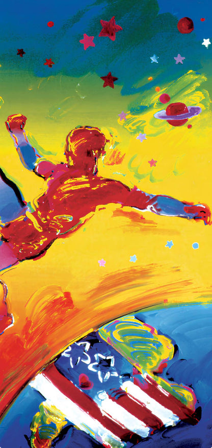 Peter Max, World Cup '94, 1994, Hand Signed, Official Edition Offset Lithograph
