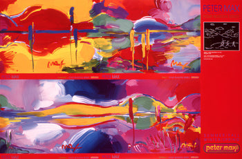 Peter Max, Four Seasons Series, 2000, Hand Signed, Official Edition Offset Lithograph