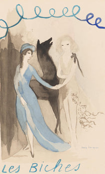 Marie Laurencin, Composition, Les Biches, Lithograph