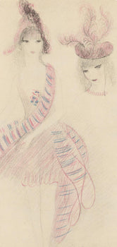 Marie Laurencin, Composition, Les Biches, Lithograph
