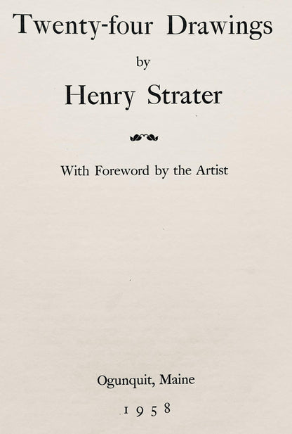 Henry Strater, Composition, 24 Drawings By Henry Strater, Lithograph
