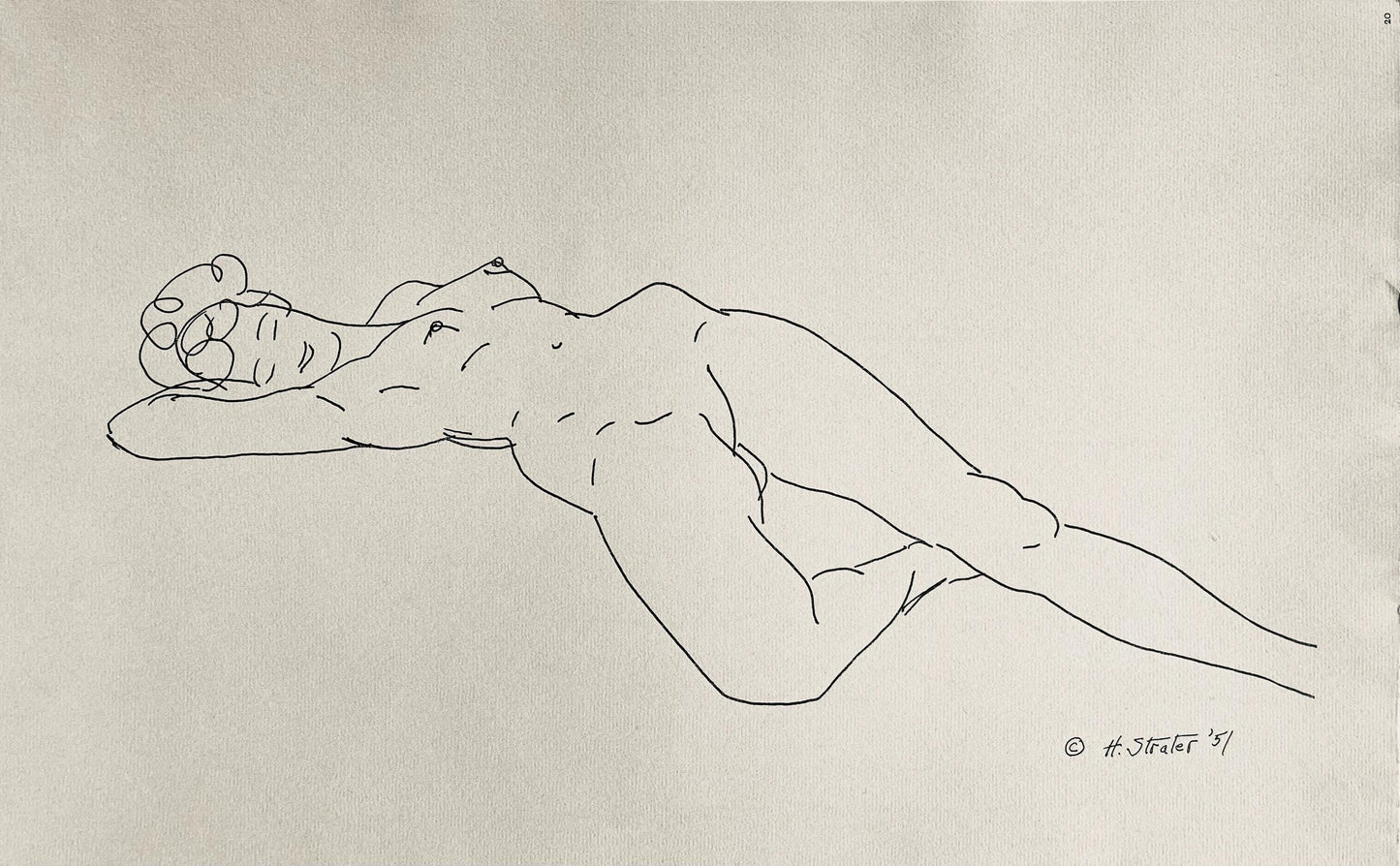 Henry Strater, Composition, 24 Drawings By Henry Strater, Lithograph