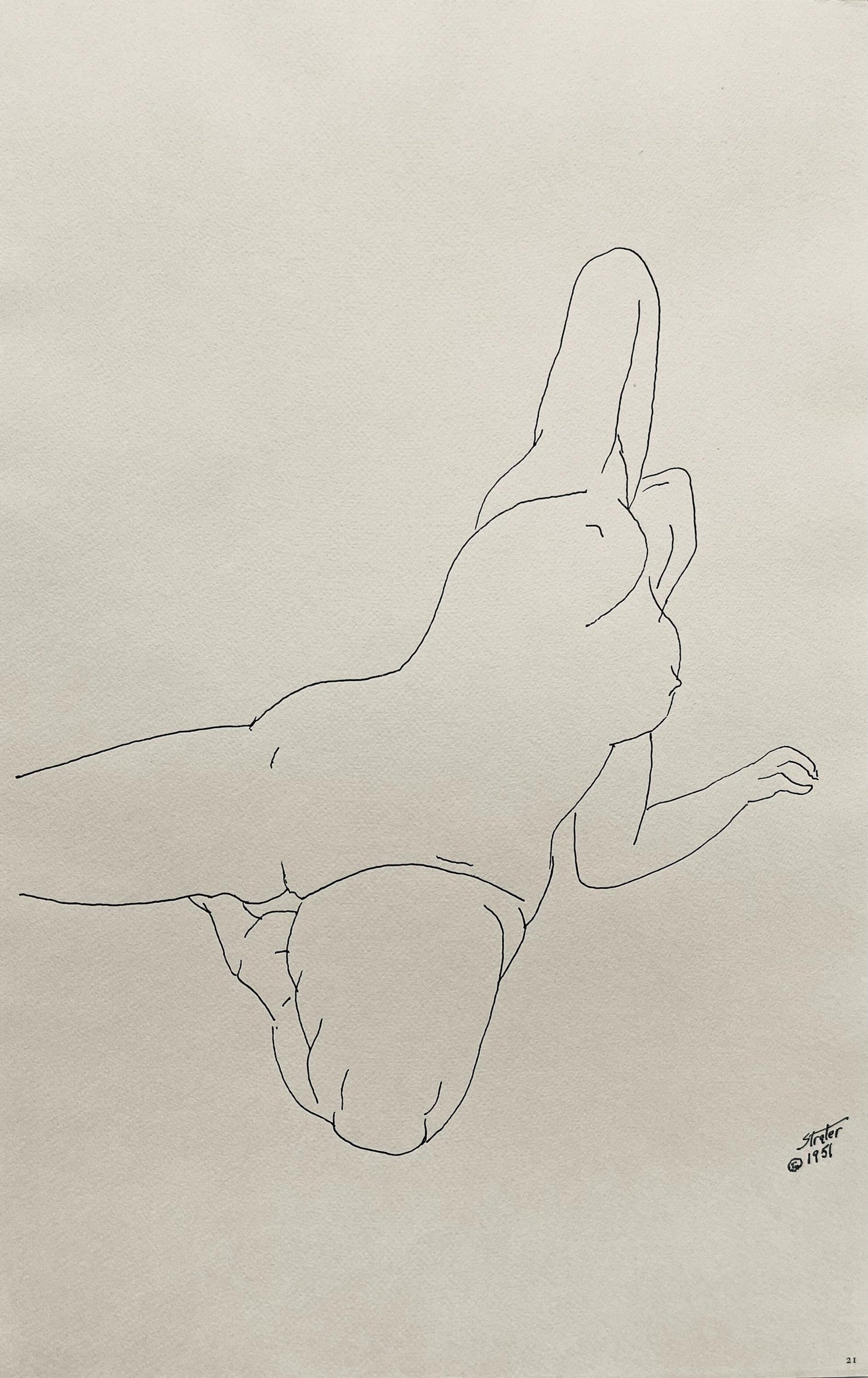 Henry Strater, Composition, 24 Drawings By Henry Strater, Lithograph