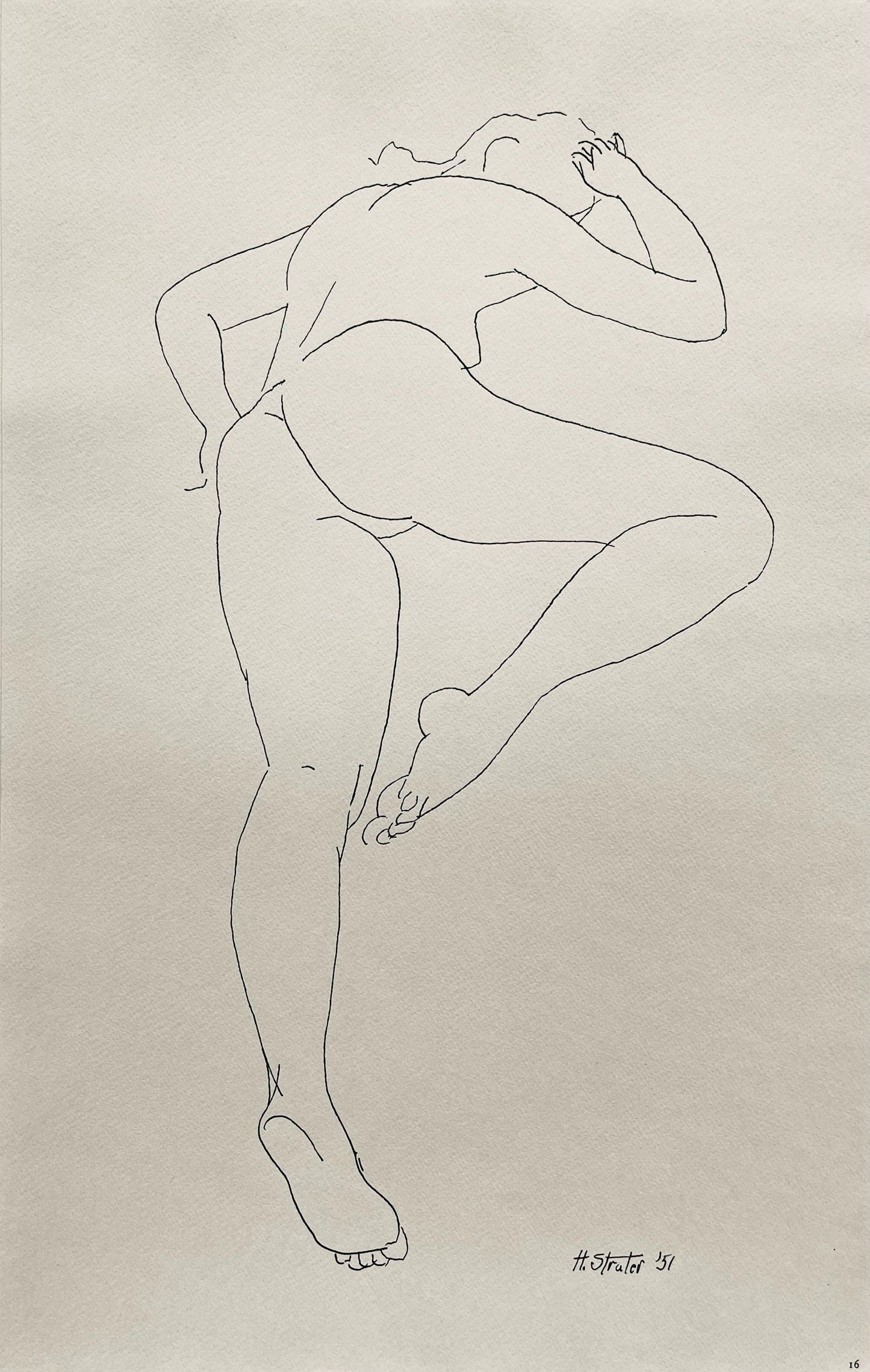 Henry Strater, Composition, 24 Drawings By Henry Strater, Lithograph