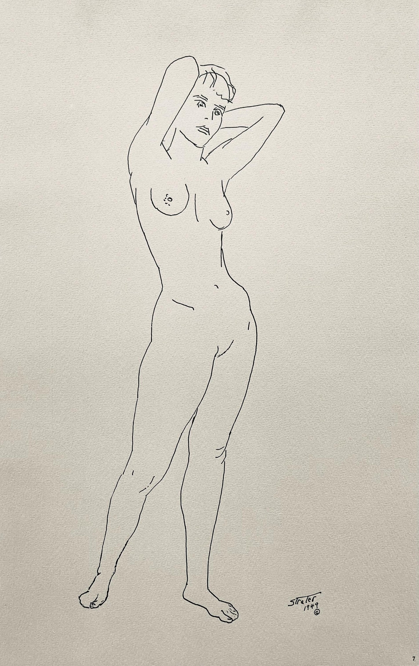 Henry Strater, Composition, 24 Drawings By Henry Strater, Lithograph