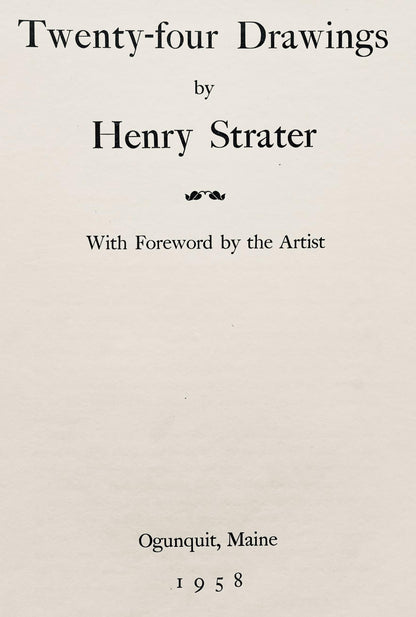 Henry Strater, Composition, 24 Drawings By Henry Strater, Lithograph