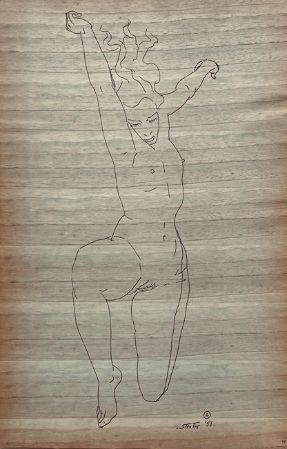 Henry Strater, Composition, 24 Drawings By Henry Strater, Lithograph