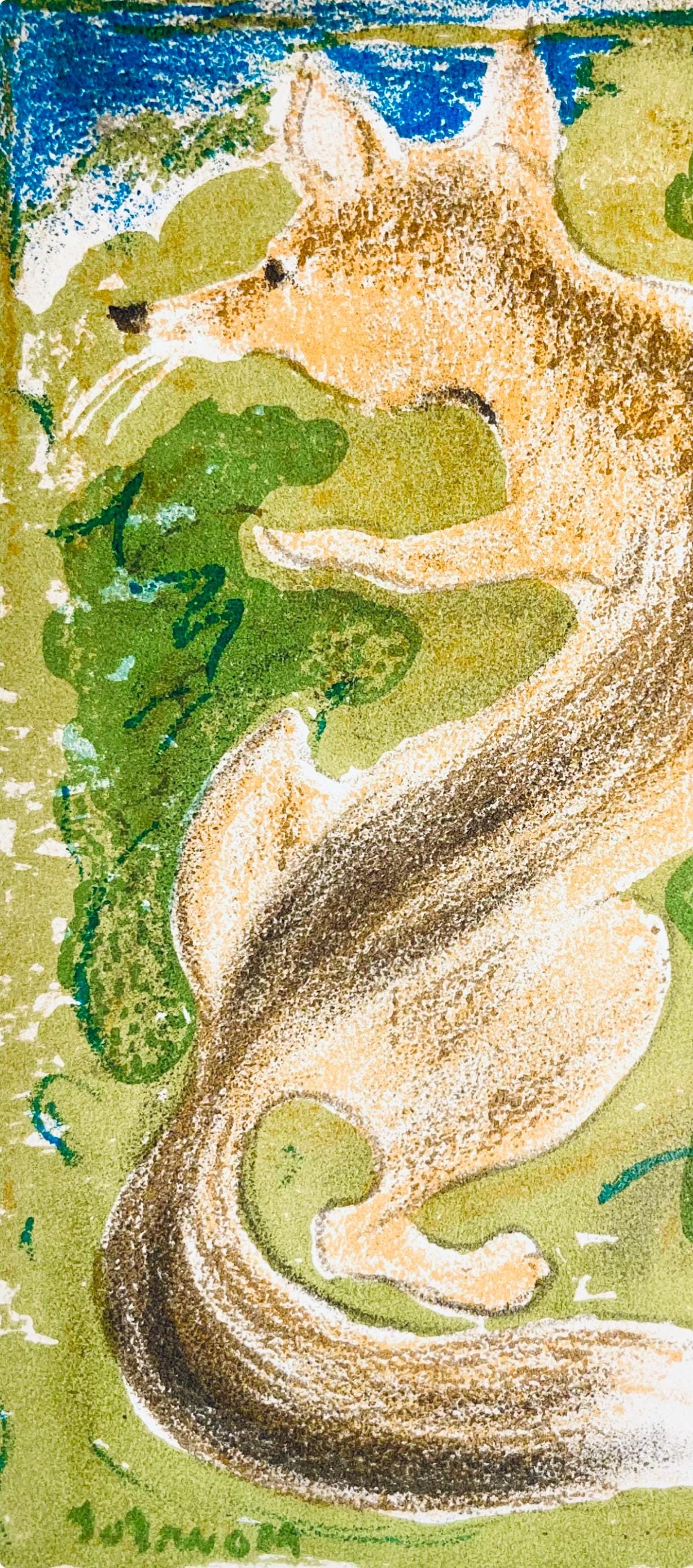 Maurice Mourlot, Composition, De Goupil A Margot, Histoires De Btes, Lithograph