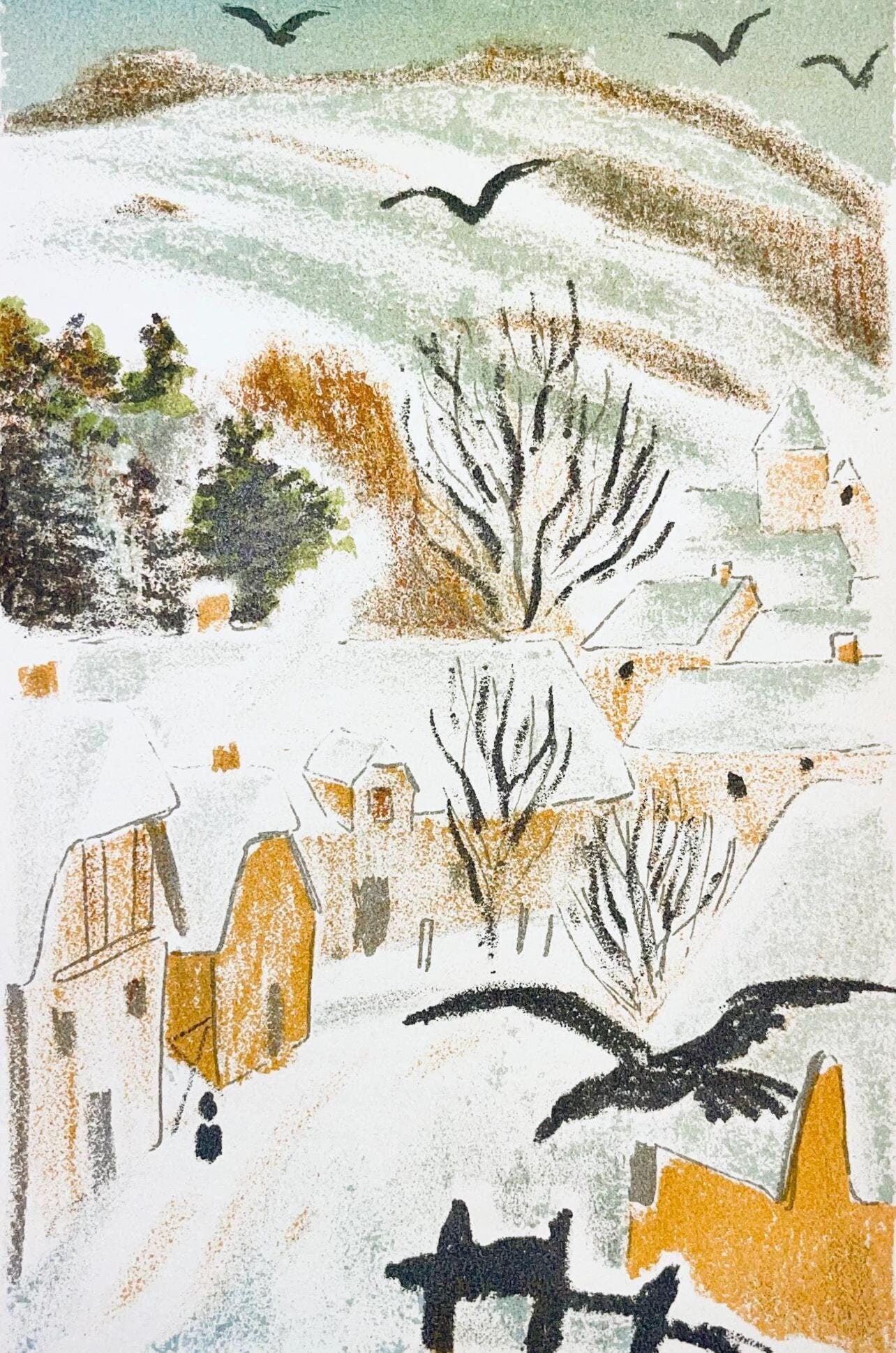 Maurice Mourlot, Composition, De Goupil A Margot, Histoires De Btes, Lithograph