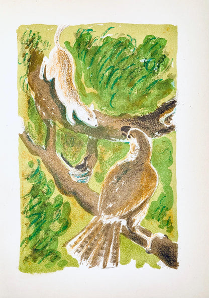 Maurice Mourlot, Composition, De Goupil A Margot, Histoires De Btes, Lithograph