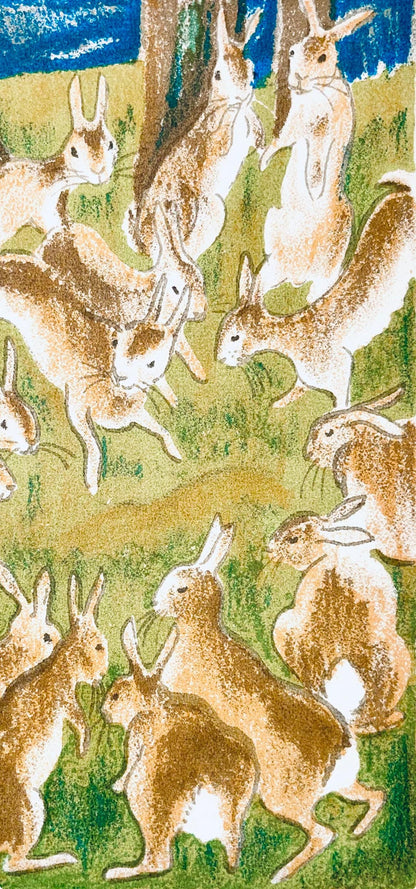 Maurice Mourlot, Composition, De Goupil A Margot, Histoires De Btes, Lithograph