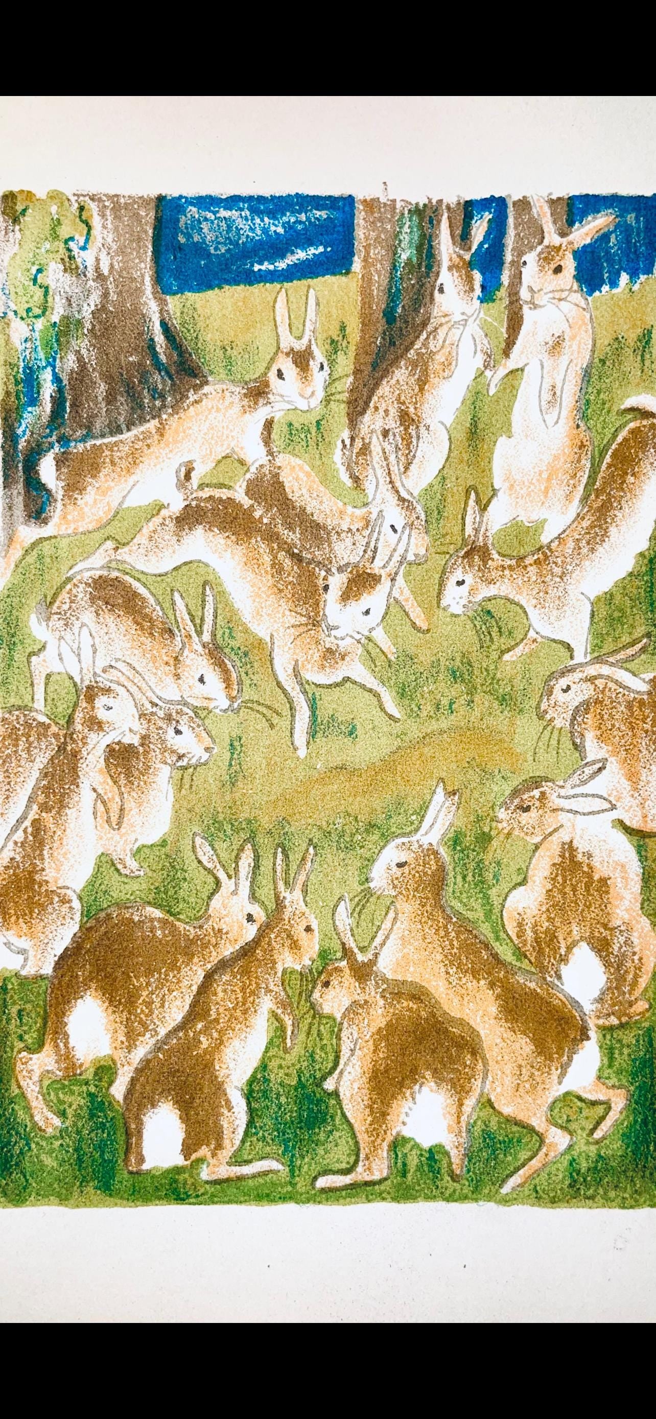 Maurice Mourlot, Composition, De Goupil A Margot, Histoires De Btes, Lithograph