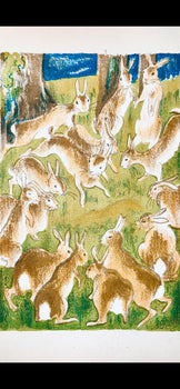 Maurice Mourlot, Composition, De Goupil A Margot, Histoires De Btes, Lithograph