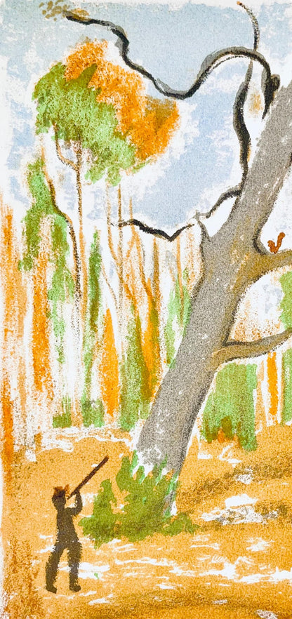 Maurice Mourlot, Composition, De Goupil A Margot, Histoires De Btes, Lithograph