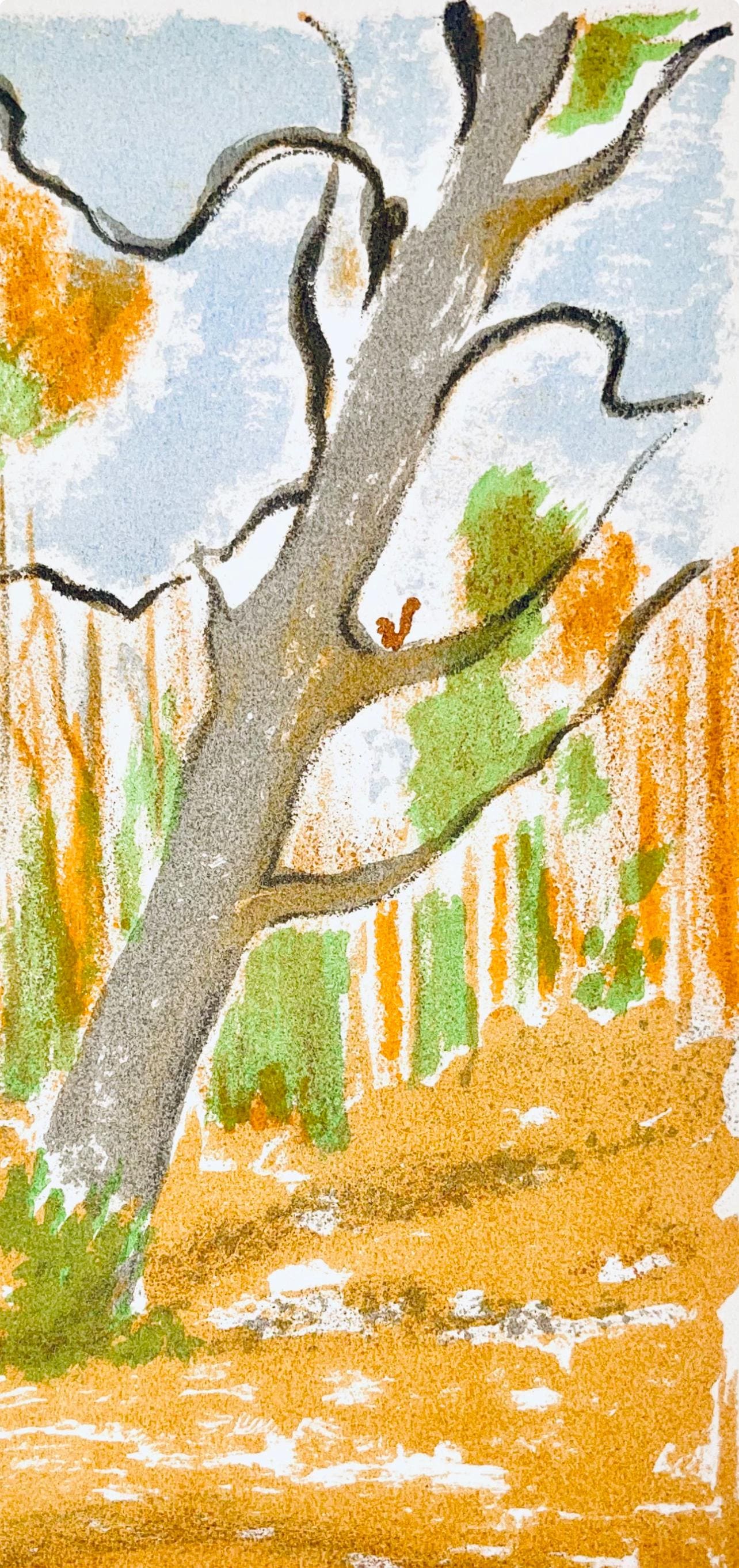 Maurice Mourlot, Composition, De Goupil A Margot, Histoires De Btes, Lithograph