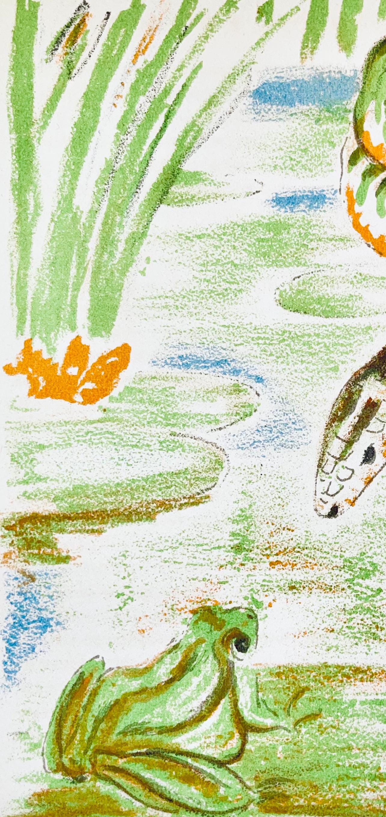 Maurice Mourlot, Composition, De Goupil A Margot, Histoires De Btes, Lithograph