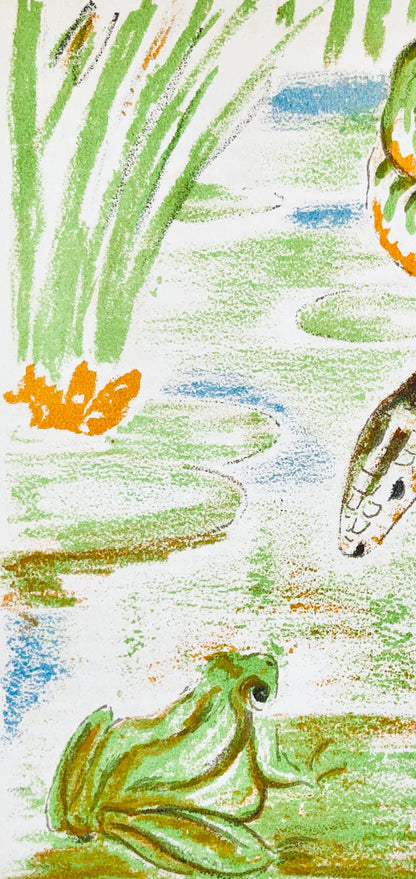 Maurice Mourlot, Composition, De Goupil A Margot, Histoires De Btes, Lithograph