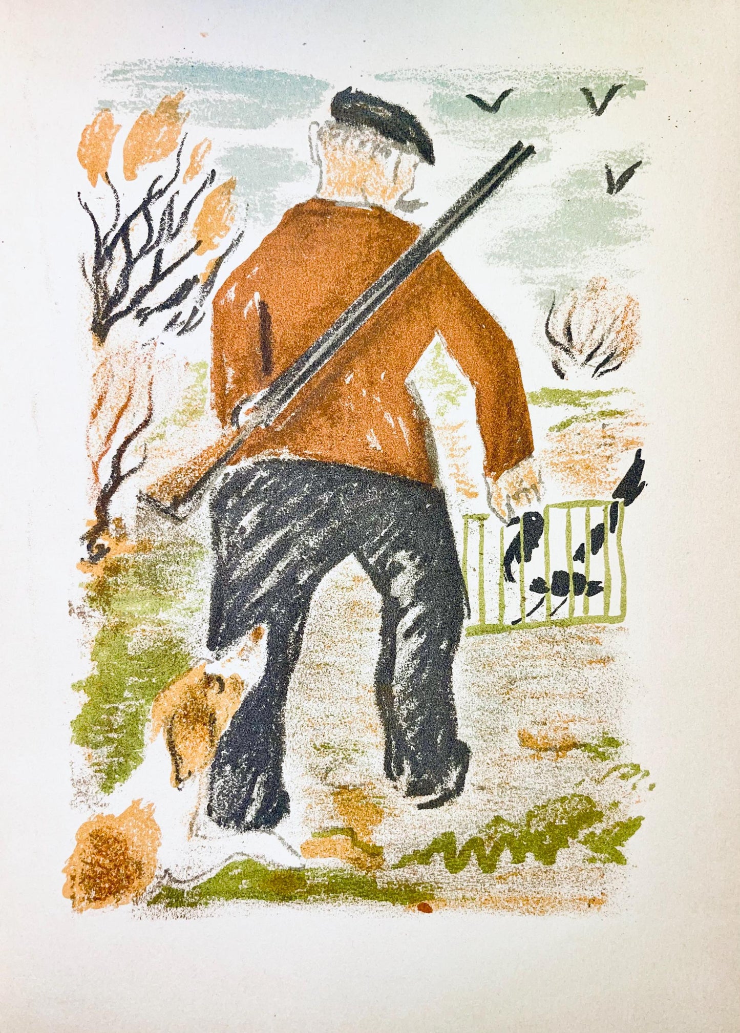 Maurice Mourlot, Composition, De Goupil A Margot, Histoires De Btes, Lithograph