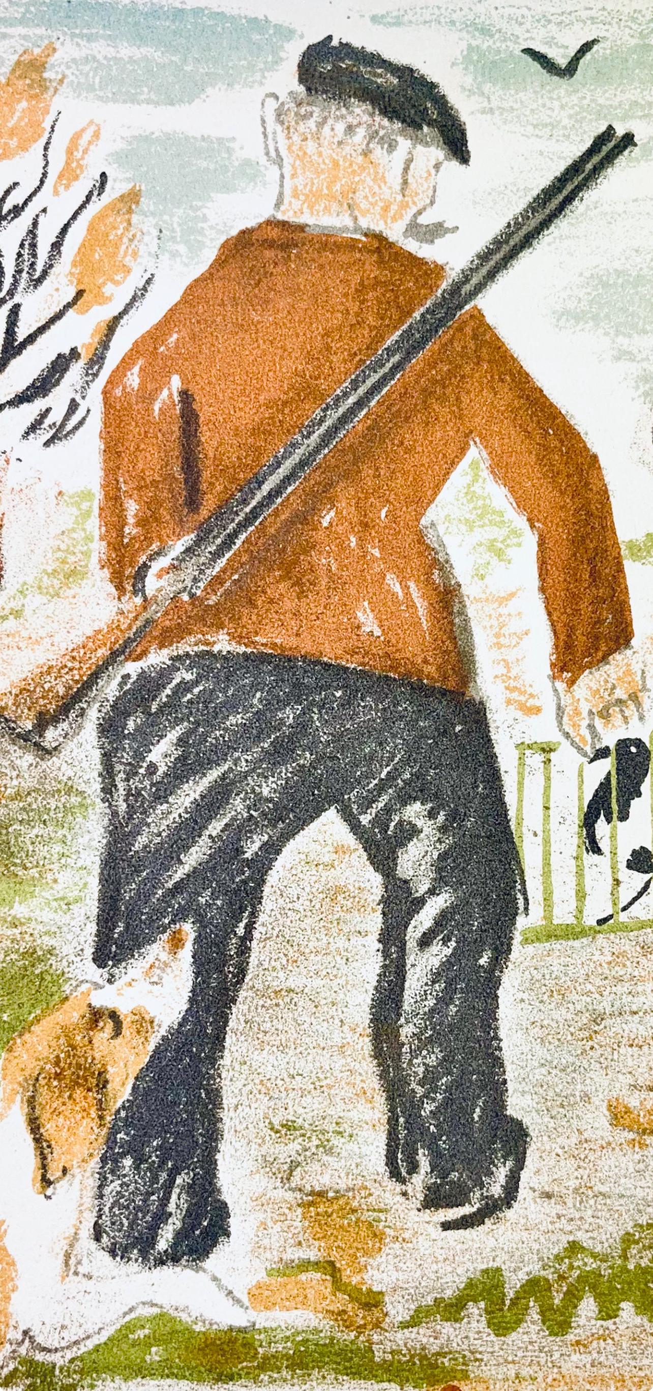 Maurice Mourlot, Composition, De Goupil A Margot, Histoires De Btes, Lithograph